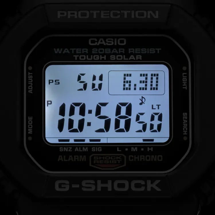 Casio Casio G-Shock G-5600UE-1DR (G-5600UE-1) мужские часы черный циферблат на запястье