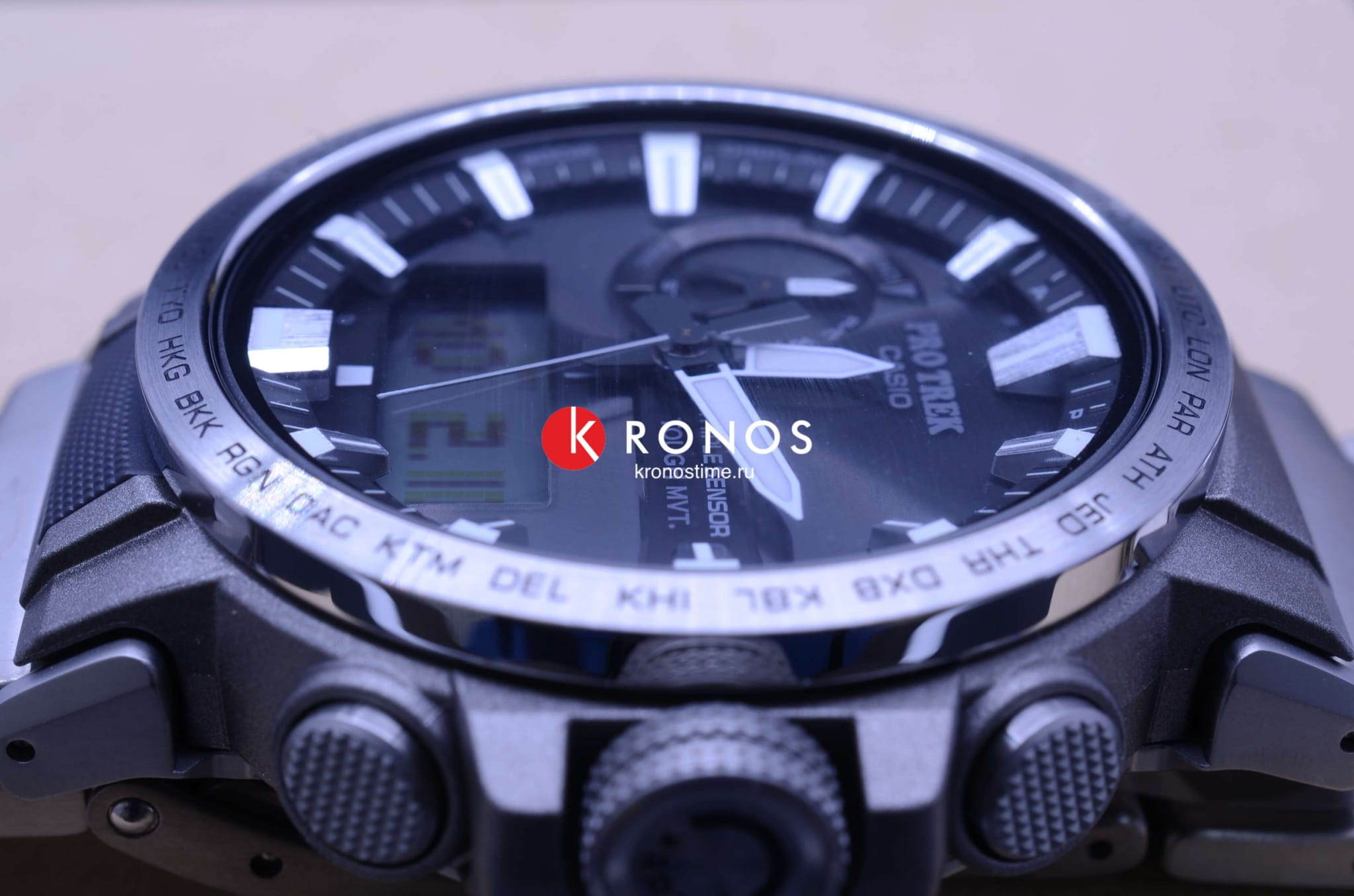 Casio Casio Pro Trek PRW-60T-7A PRW-60T-7AER оригинальные мужские часы в комплекте с коробкой