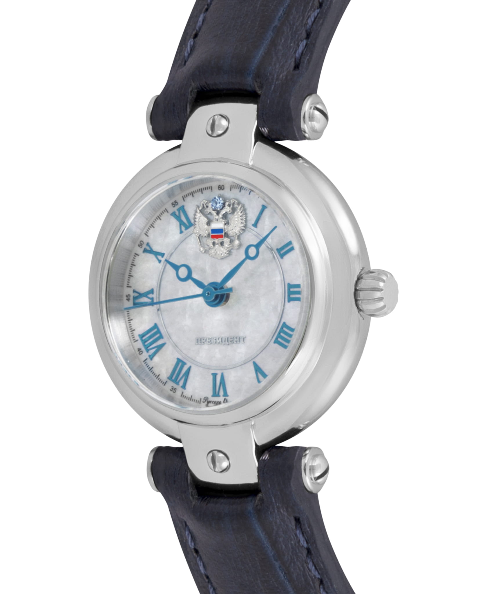 Президент Президент 5020110,  россия женские часы на браслете кожаный боковой вид