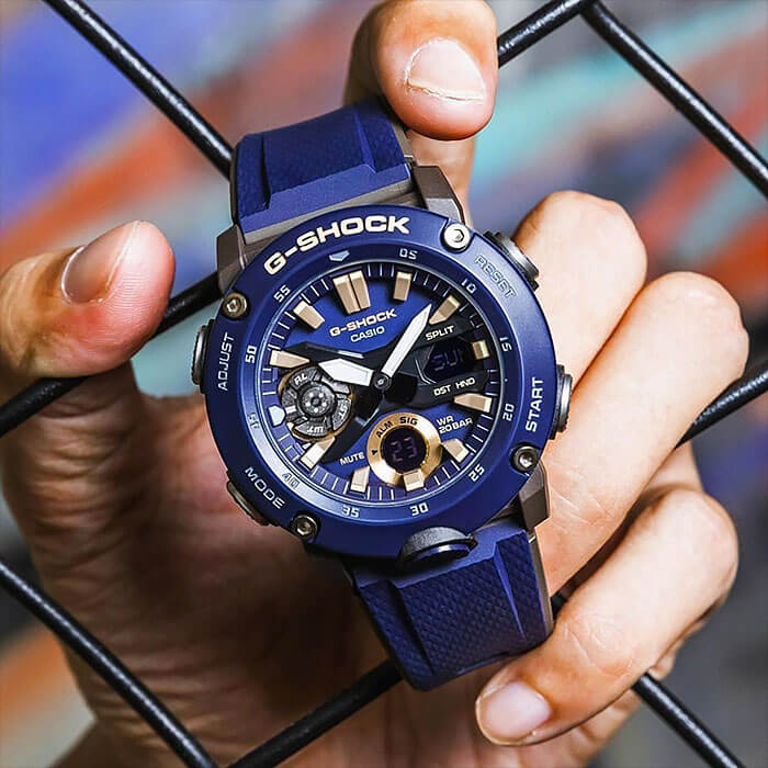 Casio Casio G-Shock GA-2000-2A япония наручные мужские часы заводная головка с логотипом Casio