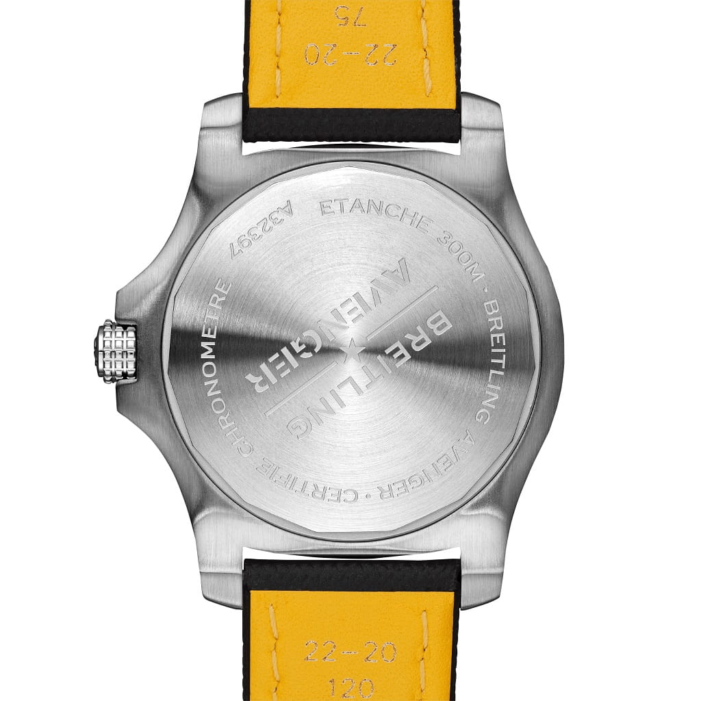 Оригинальные часы Breitling Breitling Avenger Automatic GMT 43 A32397101A1X1 механические калибр механизма breitling 32 общий вид