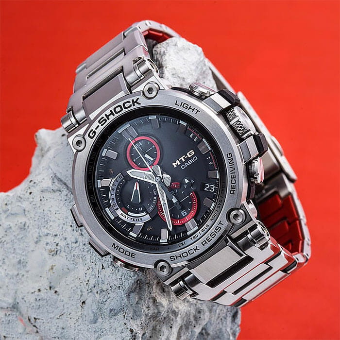 Оригинальные часы Casio Casio G-Shock Premium MTG-B1000D-1A электронные калибр механизма  общий вид
