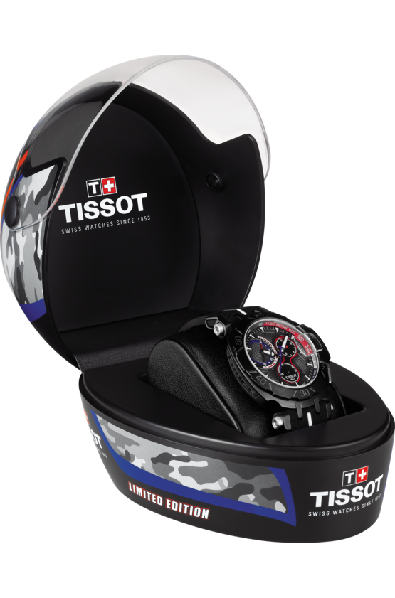 Tissot Tissot T-Race Nicky Hayden 2017 T092.417.37.061.01 кварцевые мужские часы часы крупный план черный циферблата