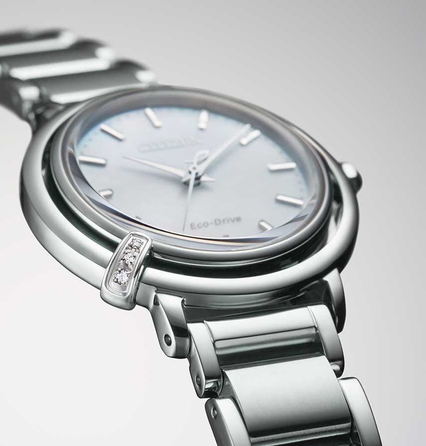 Citizen Citizen Citizen L EM1090-60D женские часы перламутровый циферблат на запястье
