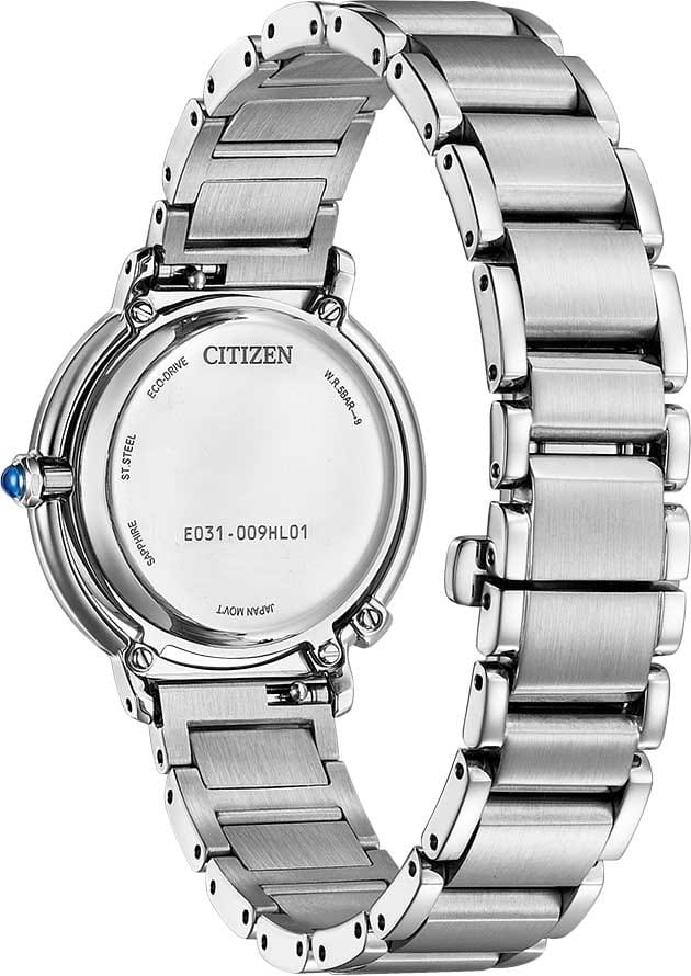Citizen Citizen Citizen L EM1090-78X кварцевые женские часы часы крупный план перламутровый циферблата