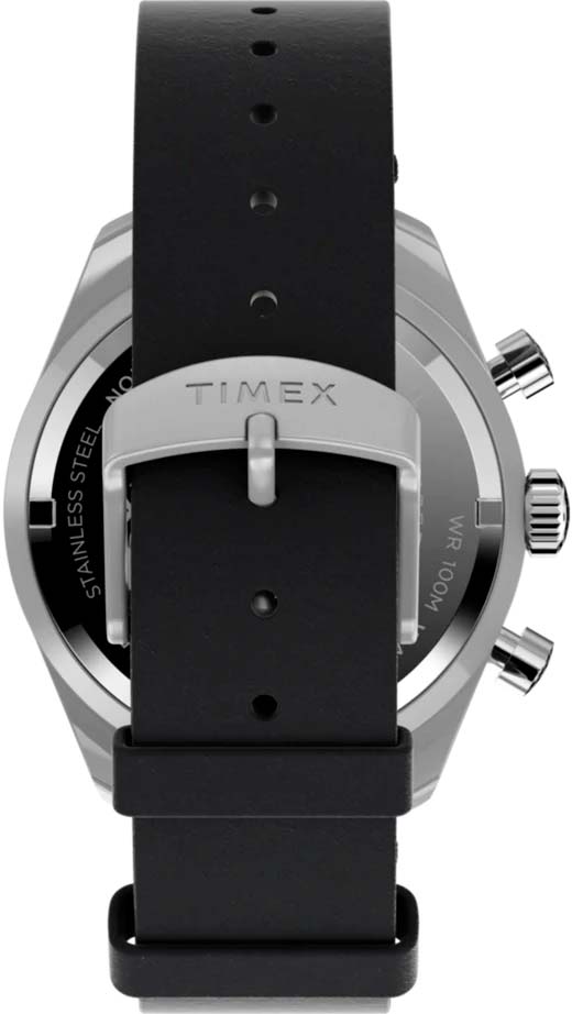 Timex Timex Waterbury Chronograph TW2V42500 кварцевые мужские часы часы крупный план черный циферблата