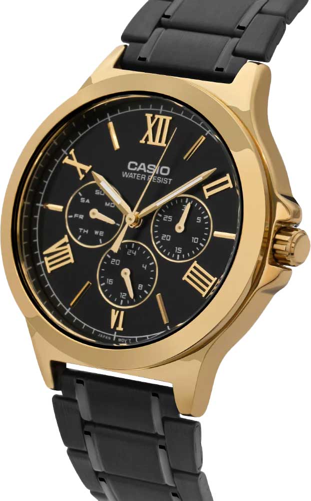 Оригинальные часы Casio Casio Collection MTP-V300GB-1A кварцевые калибр механизма  общий вид