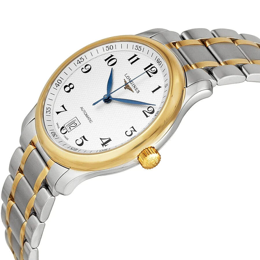 Longines Longines Master Collection L2.628.5.78.7, master collection швейцария мужские часы на браслете нержавеющая сталь + золото 18к боковой вид