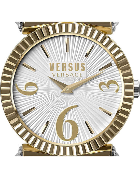 Versus Versace VSP1V0919,  италия женские часы на браслете сталь с ip покрытием боковой вид
