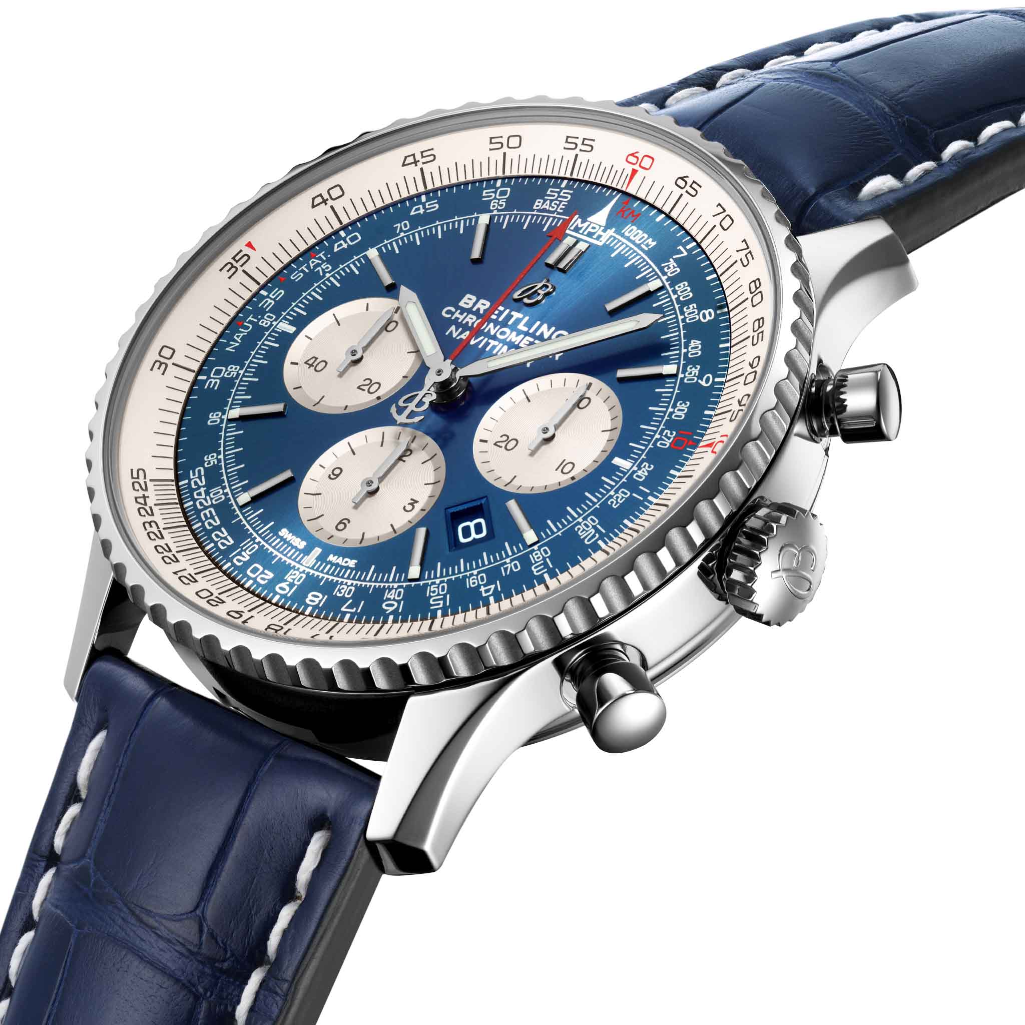 Breitling Breitling Navitimer B01 Chronograph 46 AB0127211C1P1 , наручные мужские часы фото под углом