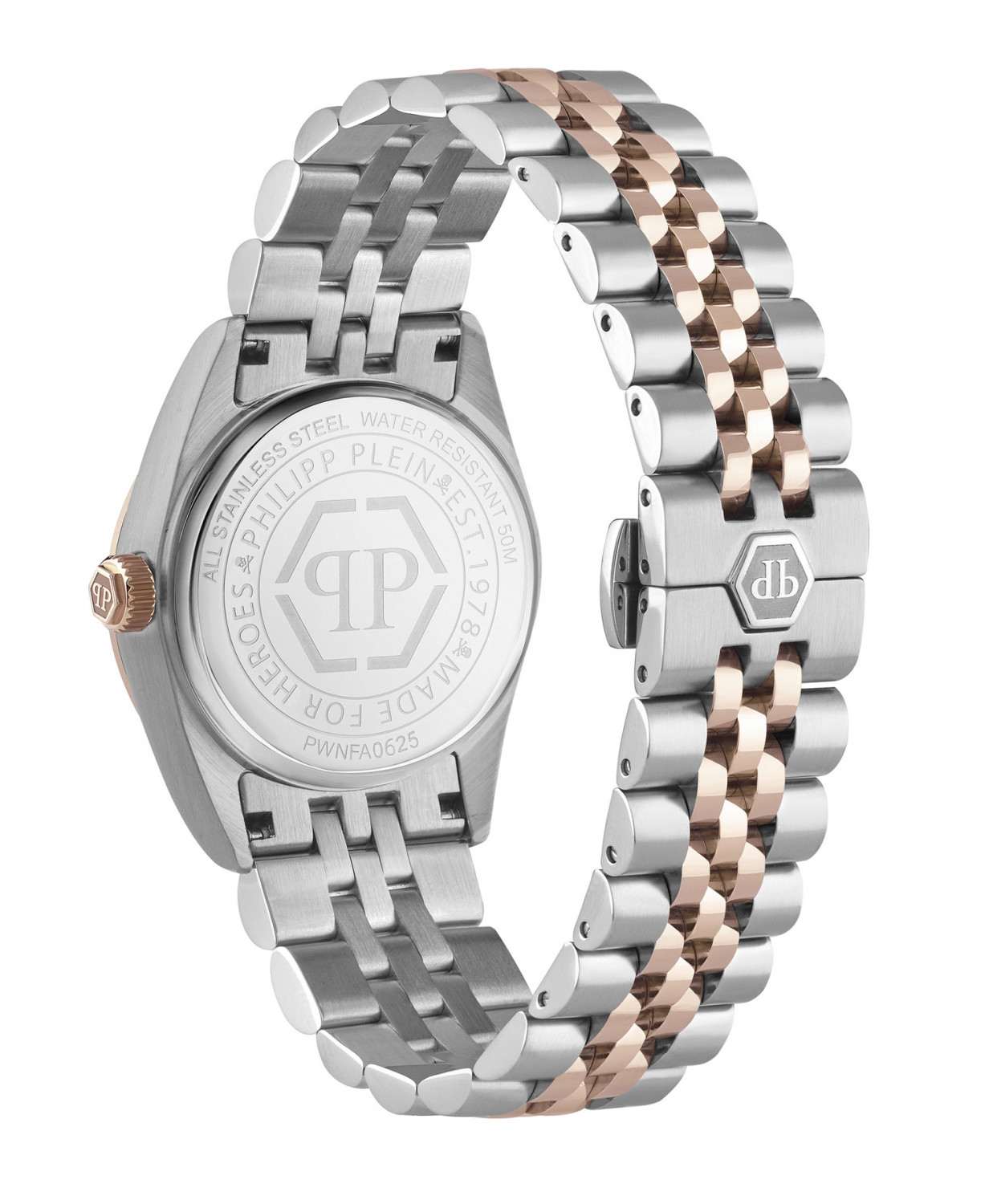 Philipp Plein Philipp Plein Date Superlative PWNFA0625, the skull германия женские часы на браслете нержавеющая сталь с pvd-покрытием боковой вид