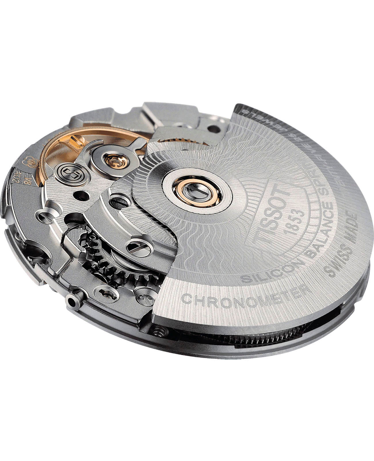 Tissot Tissot Ballade Powermatic 80 COSC T108.408.22.037.01, t-classic швейцария мужские часы на браслете сталь c pvd покрытием боковой вид