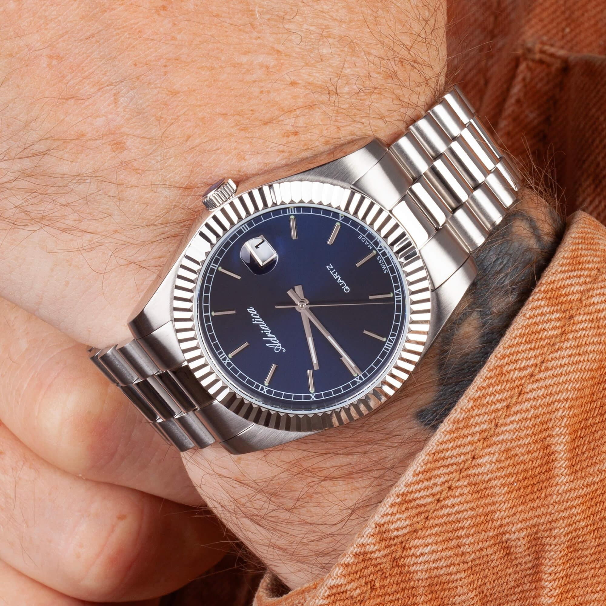 Adriatica Adriatica Premiere A1090.5115Q  - задняя крышка сталь металл корпуса, швейцария часы