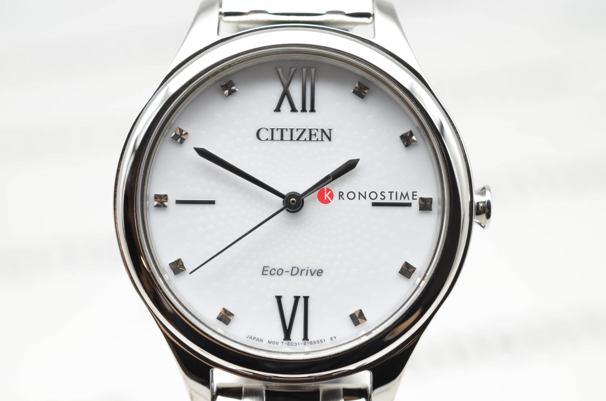 Citizen Citizen Eco-Drive EM0500-73A, eco-drive япония женские часы на браслете нержавеющая сталь боковой вид