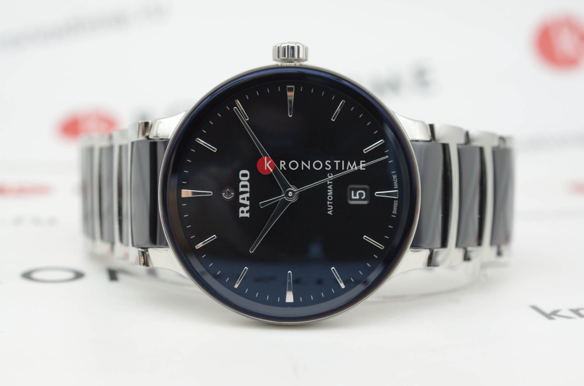 Оригинальные часы Rado Rado Centrix Automatic R30018152 механические калибр механизма  общий вид