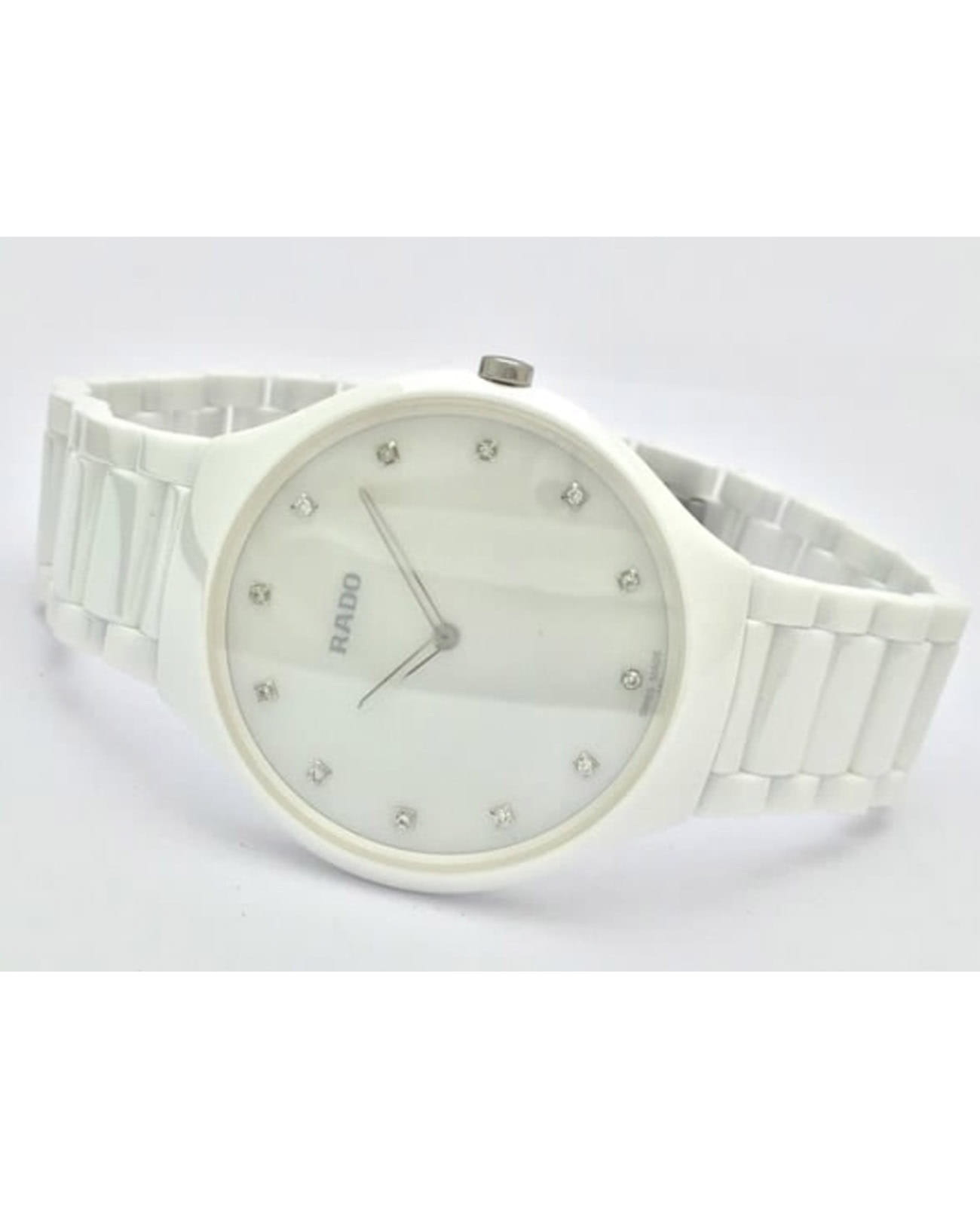 Rado Rado True Thinline Diamonds R27957912 женские часы перламутровый циферблат на запястье