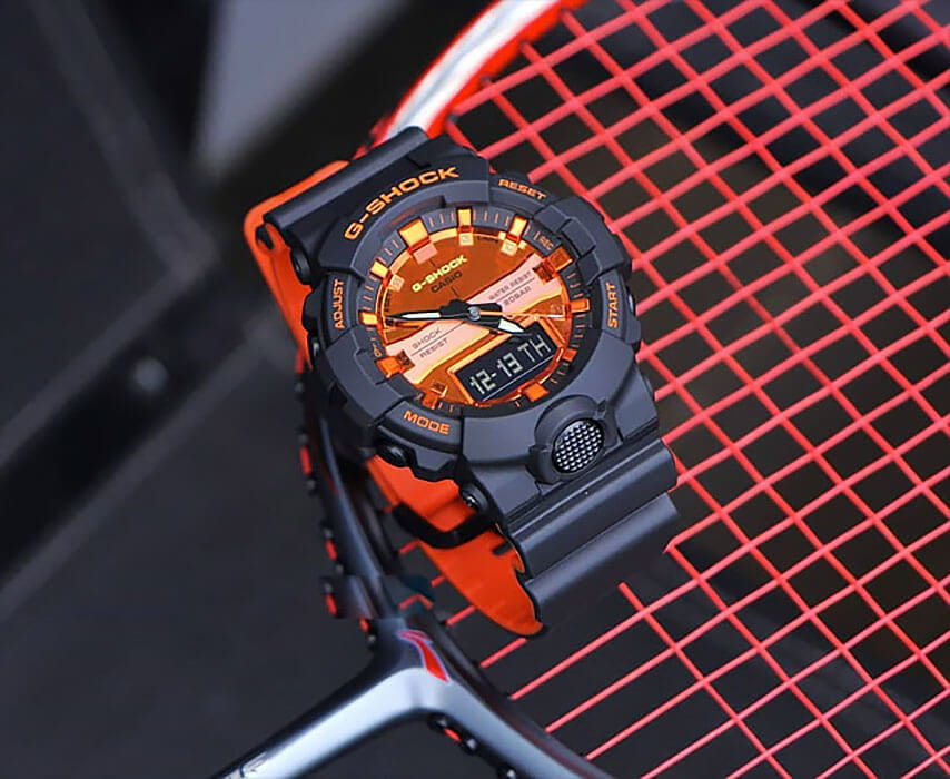 Оригинальные часы Casio Casio G-Shock GA-800BR-1A электронные калибр механизма  общий вид