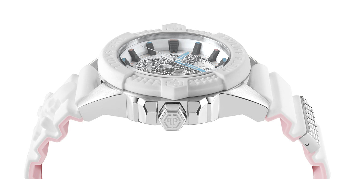 Philipp Plein Philipp Plein The Skull PWAAA1521 мужские часы белый циферблат на запястье