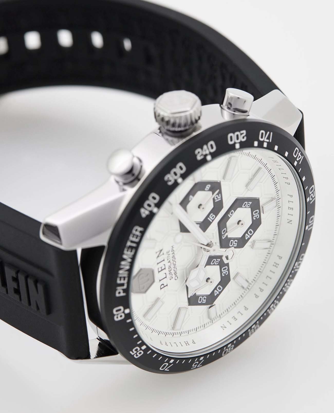 Philipp Plein Philipp Plein Pleinmeter PWPYA0124,  германия мужские часы на браслете силикон боковой вид
