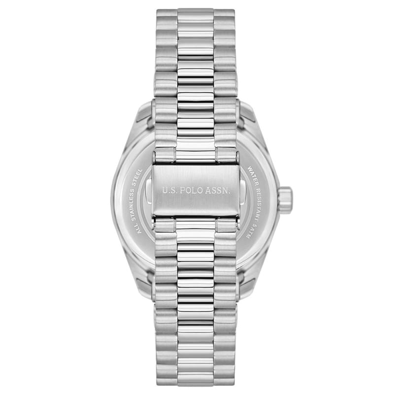 U.S. Polo Assn. U.S. Polo Assn. USPA1095-01,  сша мужские часы на браслете нержавеющая сталь боковой вид