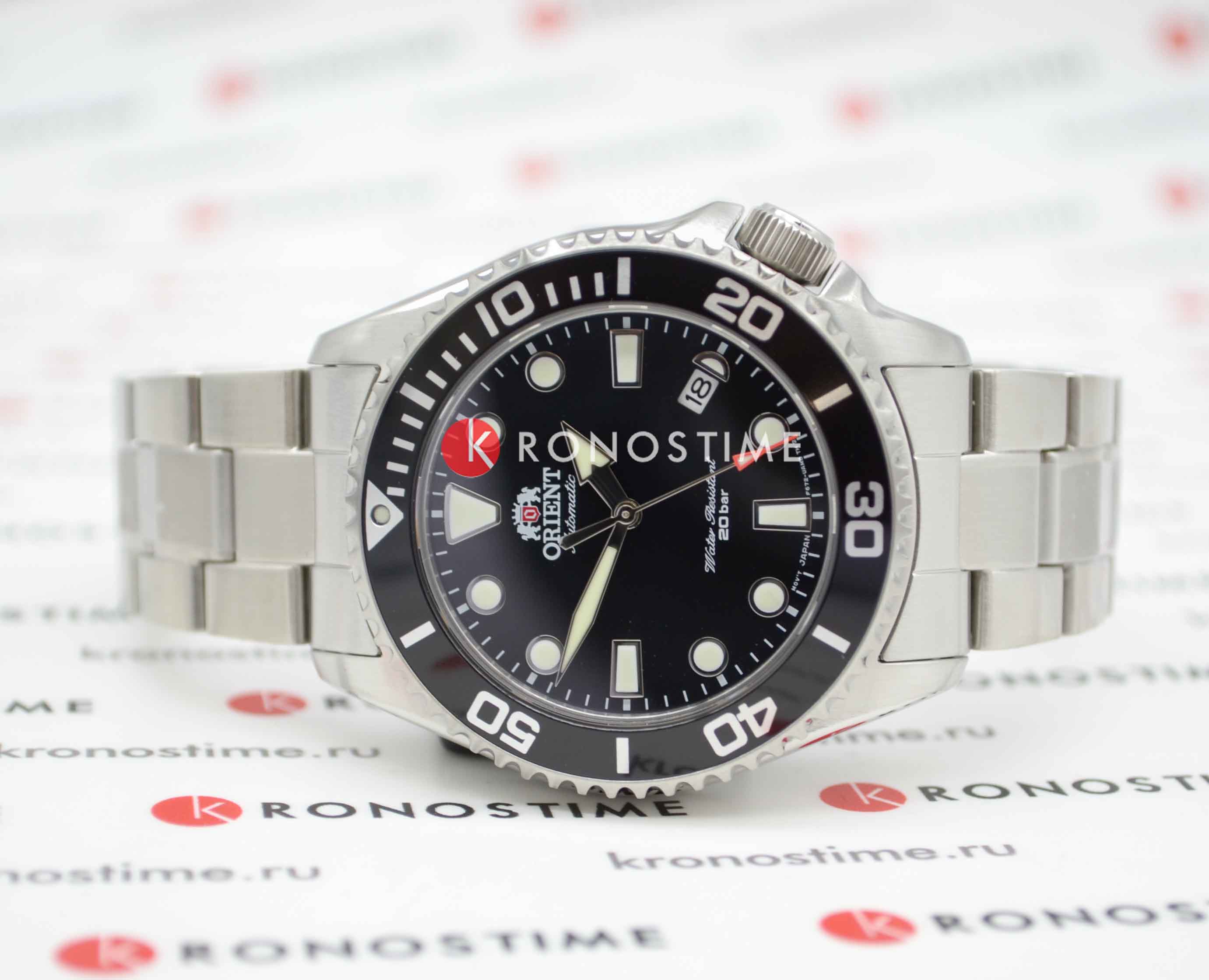 Orient Orient Diving Sport RA-AC0K01B (RN-AC0K01B)  — детали корпуса и нержавеющая сталь