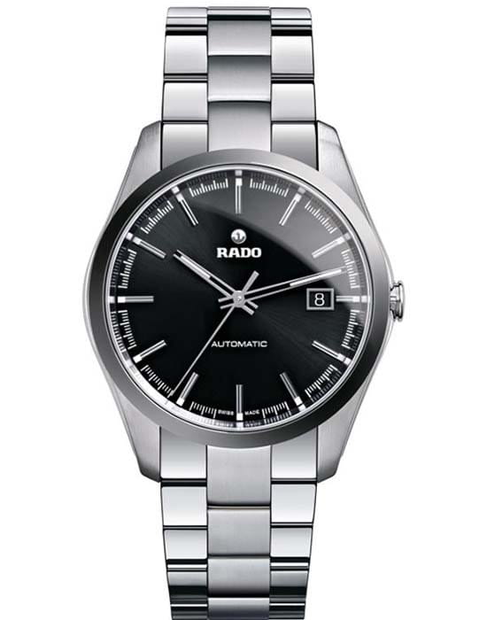 Rado Rado Hyperchrome Automatic R32115153 Automatic R32115153 механические мужские часы черный циферблат, браслет нержавеющая сталь — вид спереди