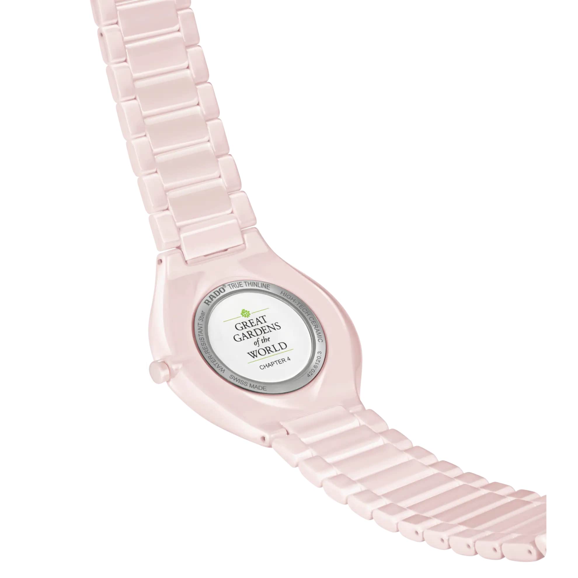 Rado Rado True Thinline x Great Gardens of the World R27120402, true thinline швейцария женские часы на браслете высокотехнологичная керамика боковой вид