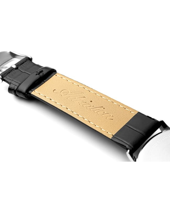 Adriatica Adriatica Classic A1283.5213Q,  швейцария мужские часы на браслете кожаный боковой вид