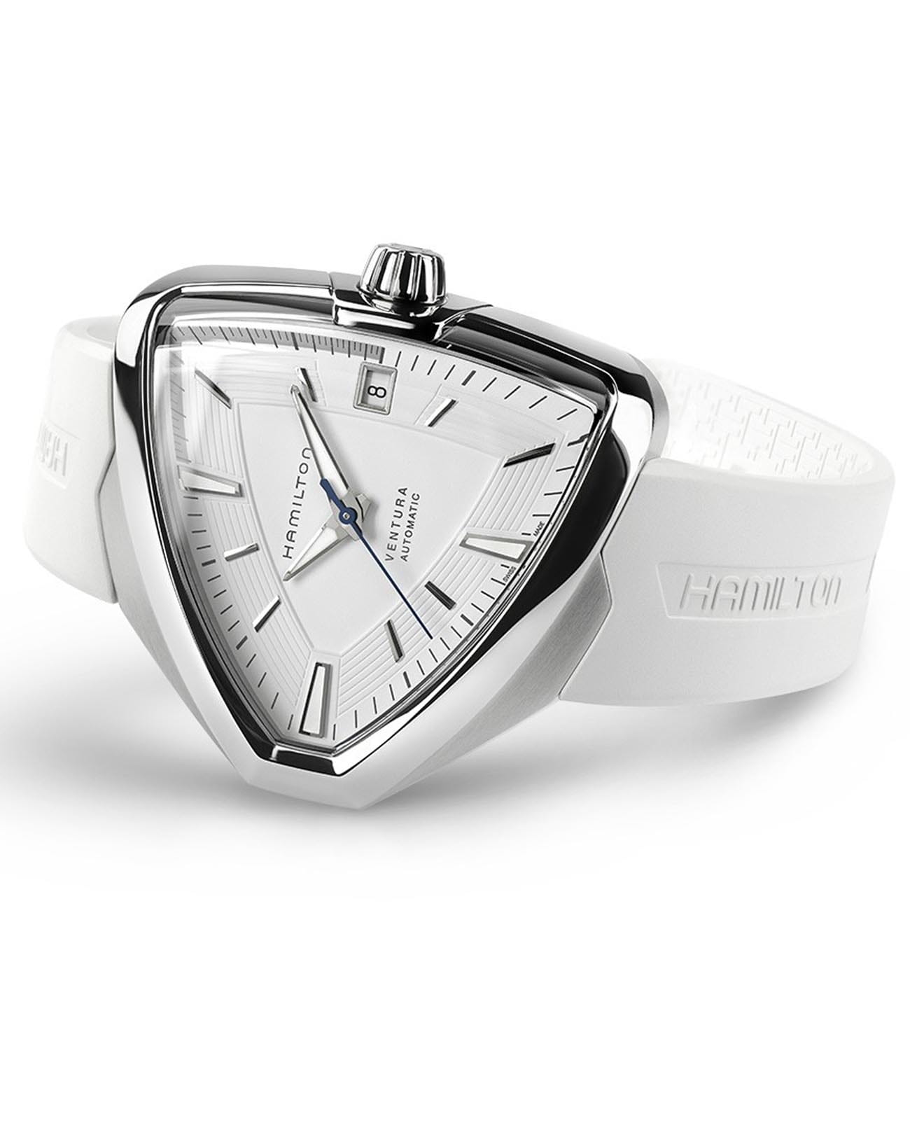 Hamilton Hamilton Ventura Elvis80 Auto H24505311, ventura швейцария мужские часы на браслете каучук боковой вид