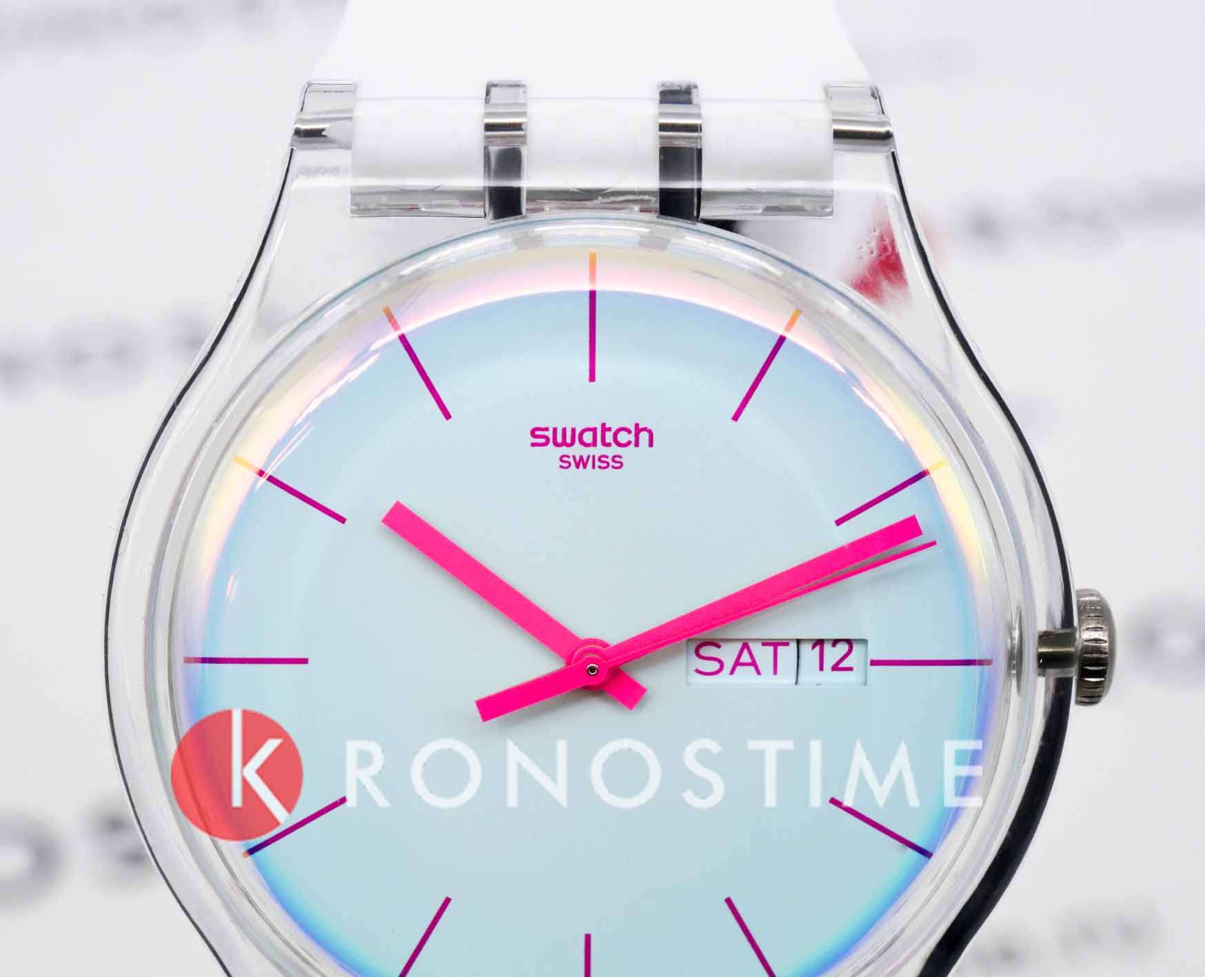 Swatch Swatch New Gent Biosourced SO29K704-S14, gent швейцария женские часы на браслете силикон боковой вид