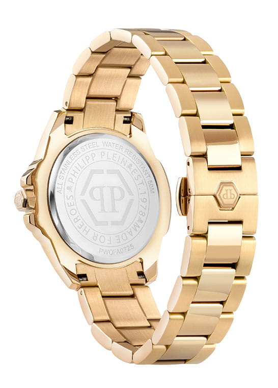Philipp Plein Philipp Plein Plein Majesty PWOFA0725, the skull германия женские часы на браслете нержавеющая сталь с pvd-покрытием боковой вид