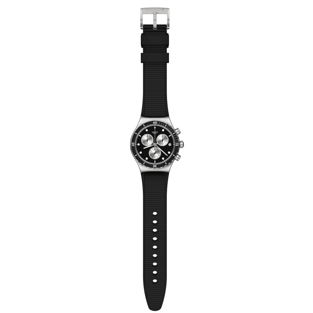Оригинальные часы Swatch Swatch I New Chrono YVS487 кварцевые калибр механизма  общий вид