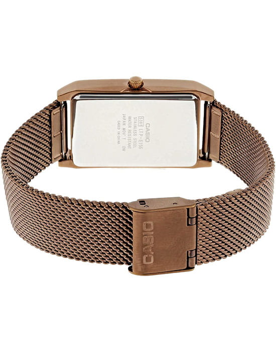 Casio Casio Collection LTP-E156MR-9A, ltp япония женские часы на браслете сталь с ip покрытием боковой вид