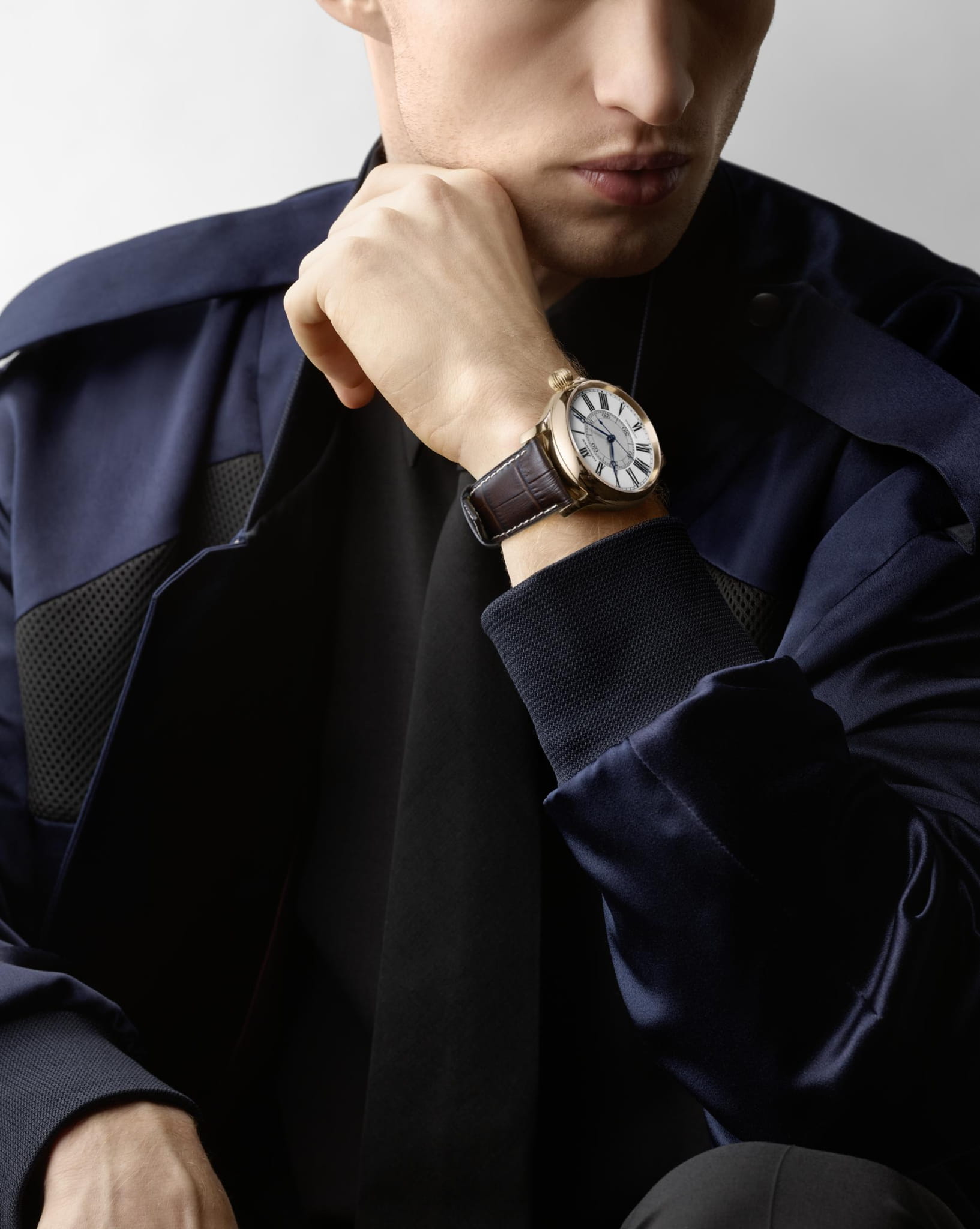 Longines Longines Weems Second-Setting Watch L2.713.8.11.0 механические мужские часы часы крупный план белый циферблата