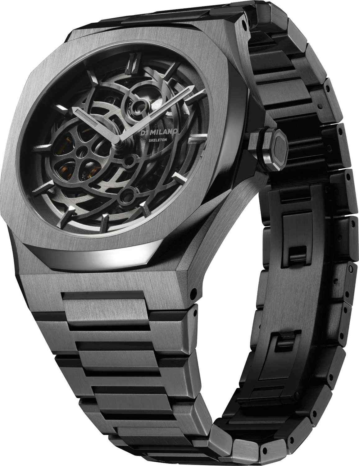 D1 Milano D1 Milano Skeleton SKBJ11 , наручные мужские часы фото под углом