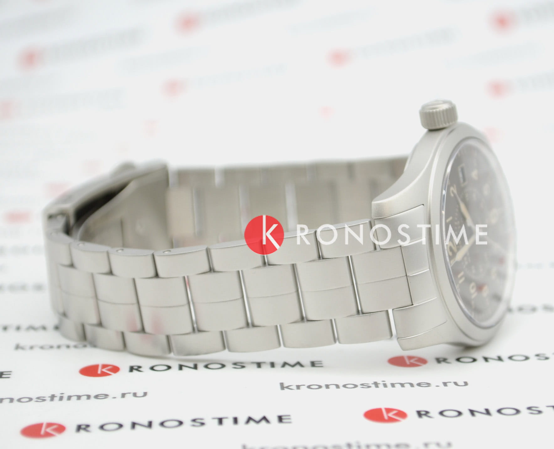 Hamilton Hamilton Khaki Field Quartz H68201193, khaki field швейцария мужские часы на браслете нержавеющая сталь боковой вид