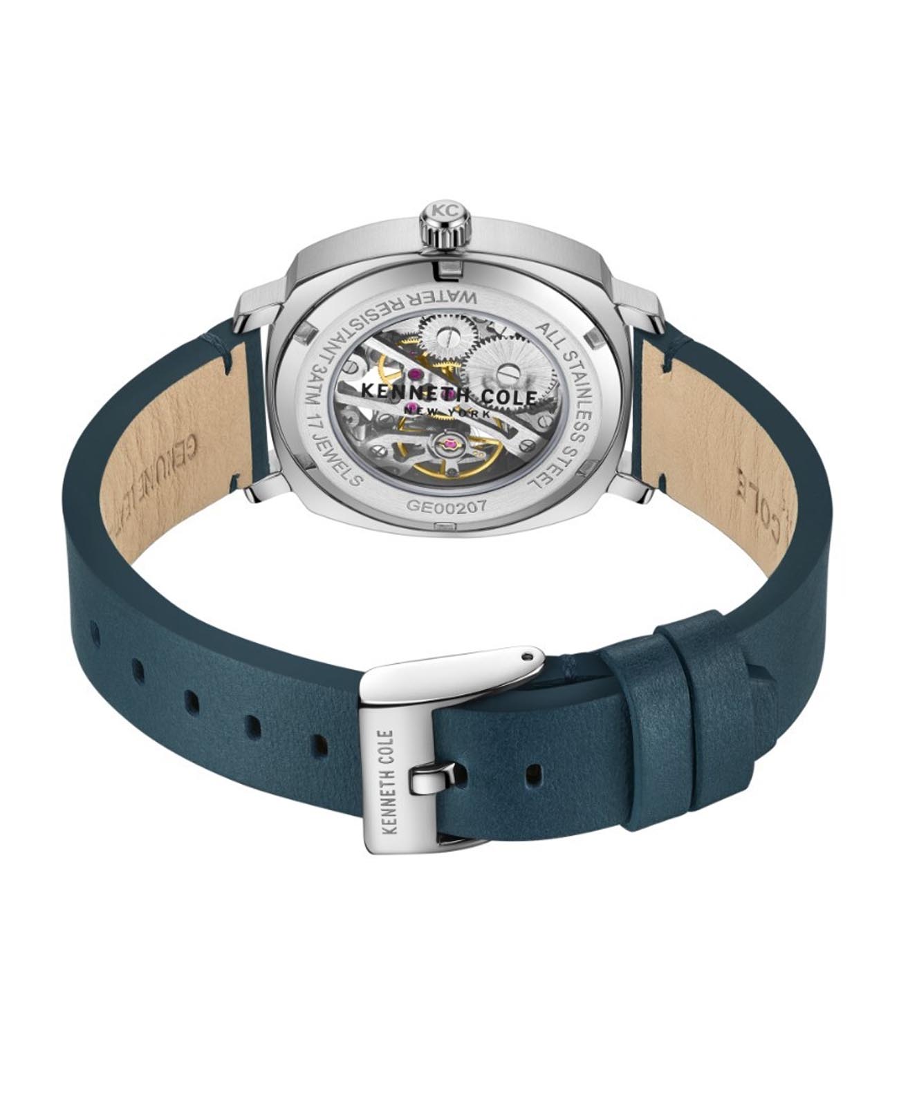 Kenneth Cole Kenneth Cole Mechanical KCWGE0020705,  сша мужские часы на браслете кожаный боковой вид