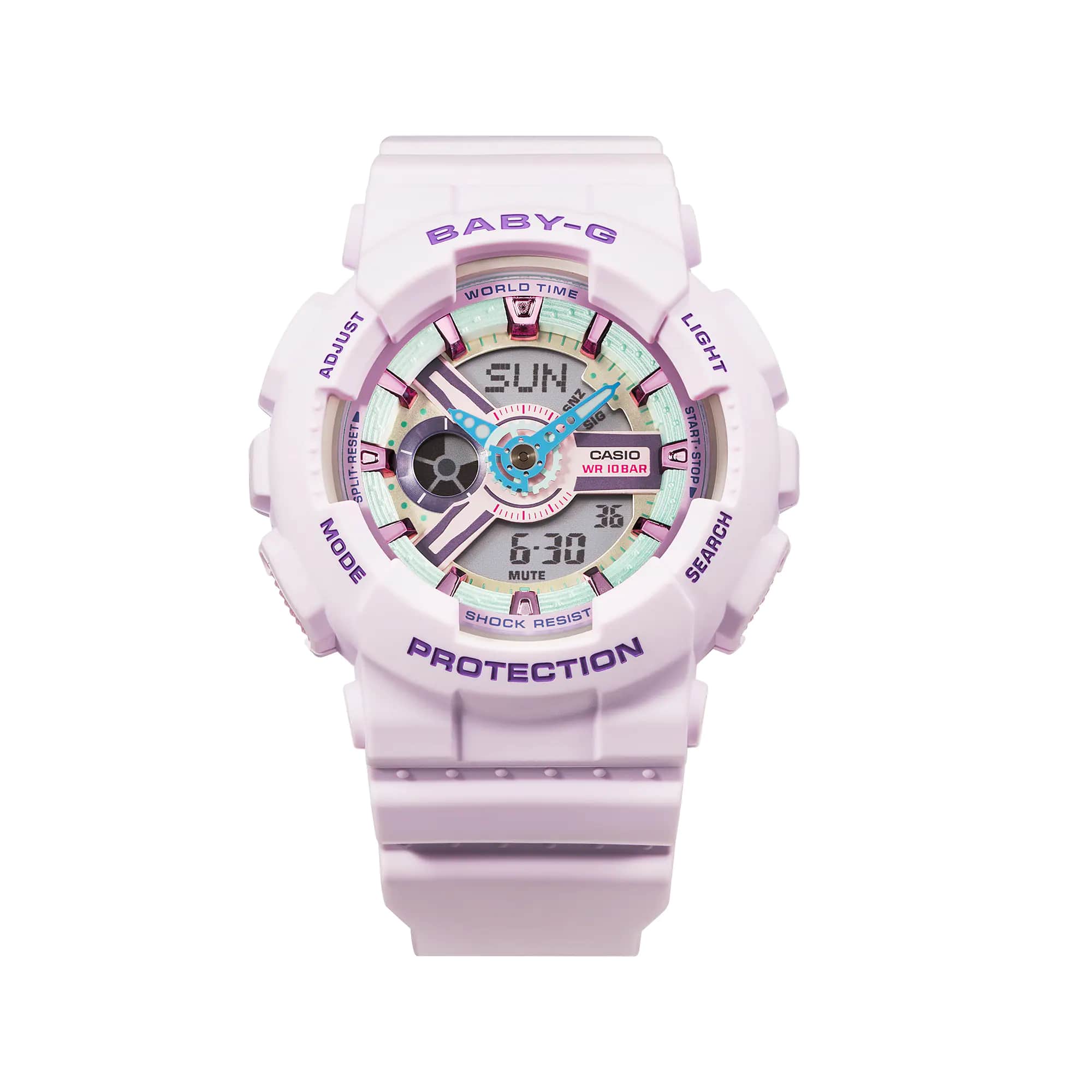 Casio Casio Baby-G BA-110XPM-6A , наручные женские часы фото под углом