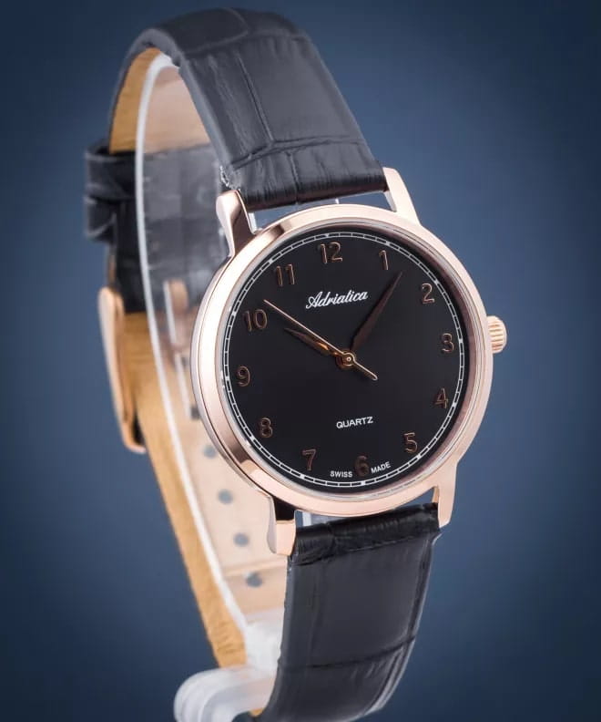 Adriatica Adriatica Pairs A3187.9224Q,  швейцария женские часы на браслете кожаный боковой вид