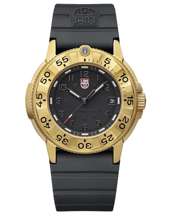 Luminox Luminox Navy SEAL Foundation XS.3221.NSF  XS.3221.NSF кварцевые мужские часы черный циферблат, браслет каучук — вид спереди