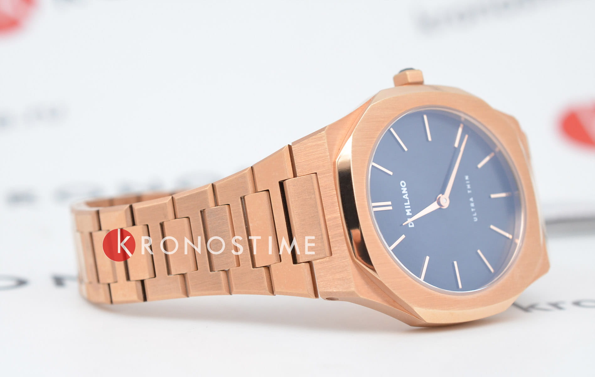 D1 Milano D1 Milano Ultra Thin UTBL06 женские часы черный циферблат на запястье