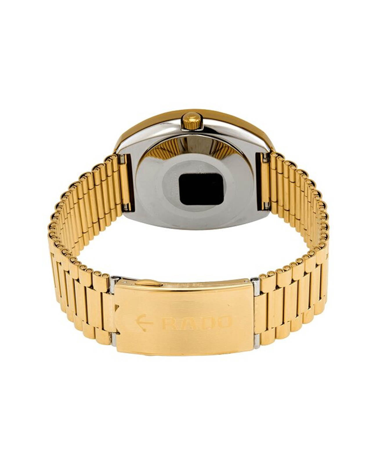 Rado Rado The Original R12304303, diastar швейцария мужские часы на браслете нержавеющая сталь с pvd-покрытием боковой вид