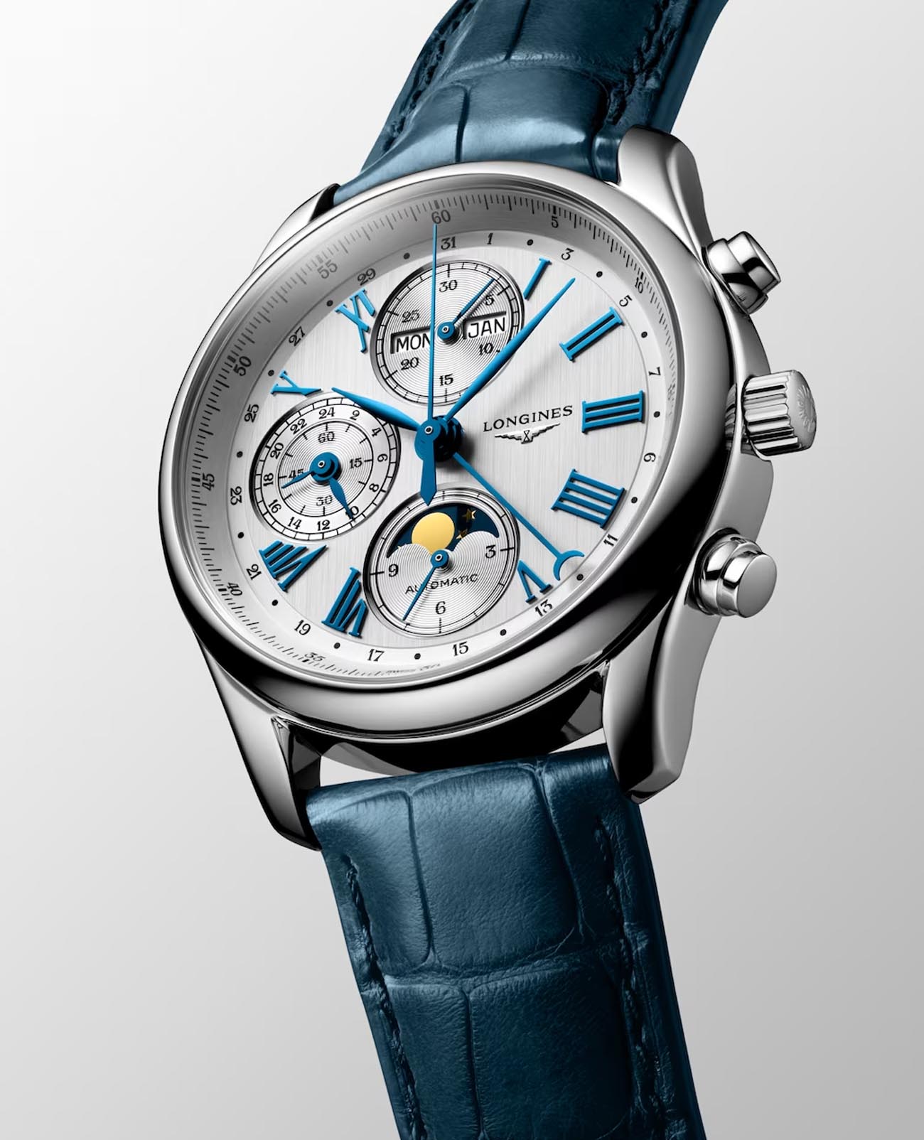 Longines Longines Master Collection L2.673.4.71.2, master collection швейцария мужские часы на браслете кожаный боковой вид