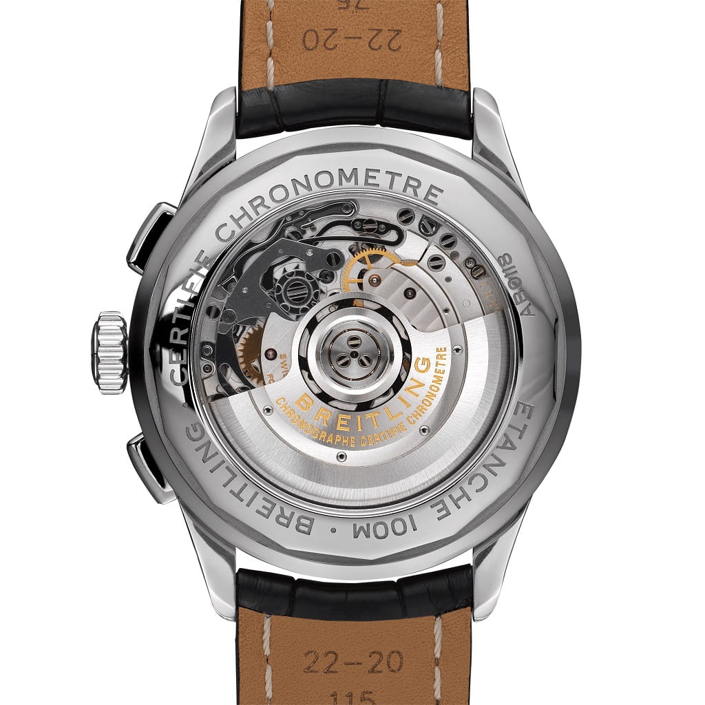 Оригинальные часы Breitling Breitling Premier B01 Chronograph 42 AB0118371B1P1 механические калибр механизма мануфактурный механизм breitling caliber b01 общий вид