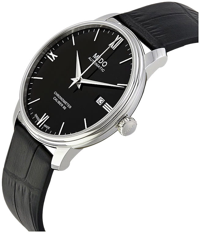 Mido Mido Baroncelli M027.408.16.058.00, baroncelli швейцария мужские часы на браслете кожаный боковой вид