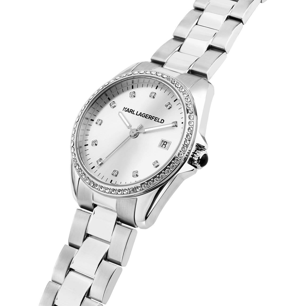 Karl Lagerfeld Karl Lagerfeld Round Essentials R0553101510 женские часы серебристый циферблат на запястье