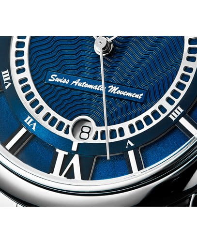 Stuhrling Stuhrling Heritage Depthmaster 1001.02,  сша мужские часы на браслете нержавеющая сталь боковой вид