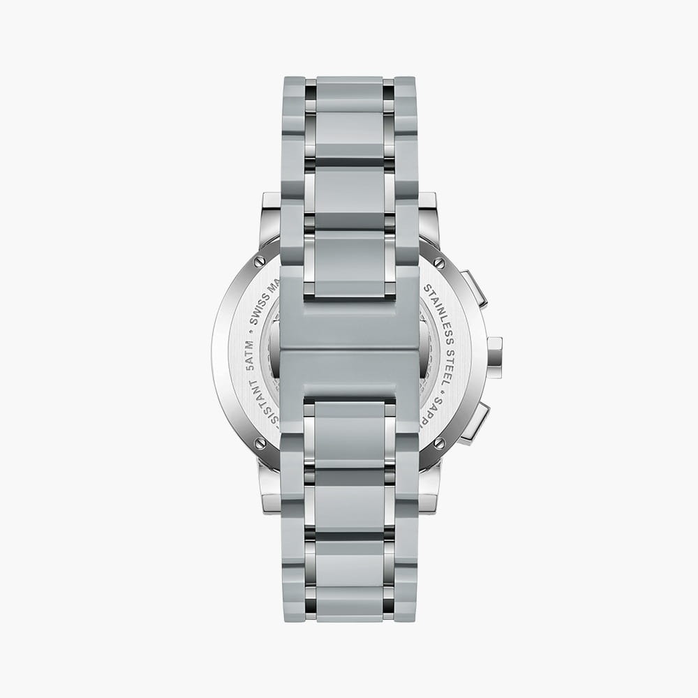 Jacques Philippe Jacques Philippe Corus JPQGC371347,  швейцария мужские часы на браслете сталь + силикон боковой вид