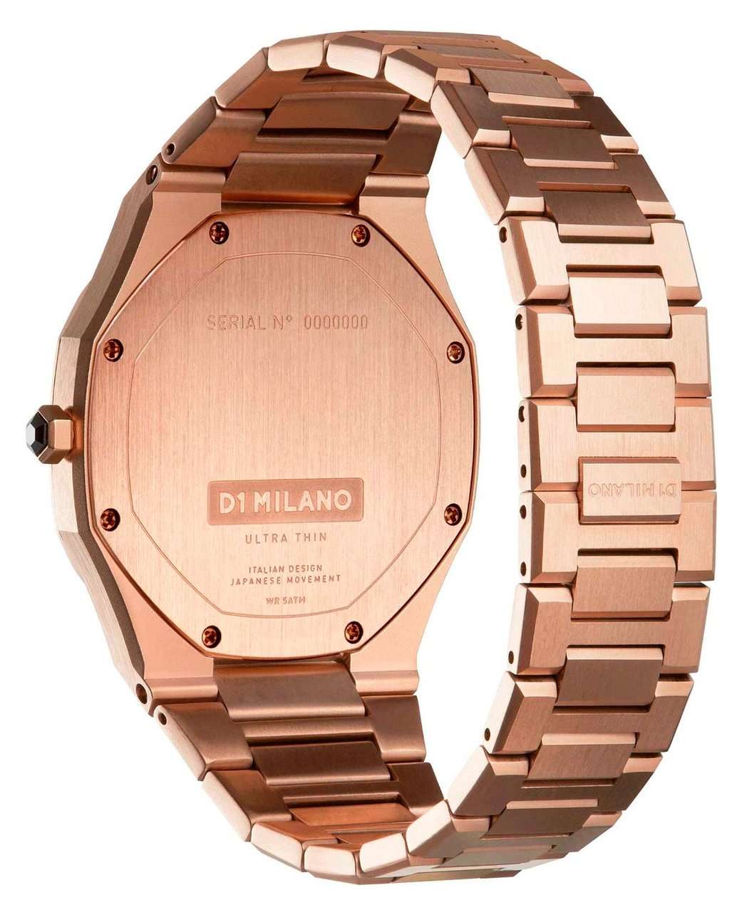D1 Milano D1 Milano Ultra Thin UTBU02  - задняя крышка сталь металл корпуса, италия часы