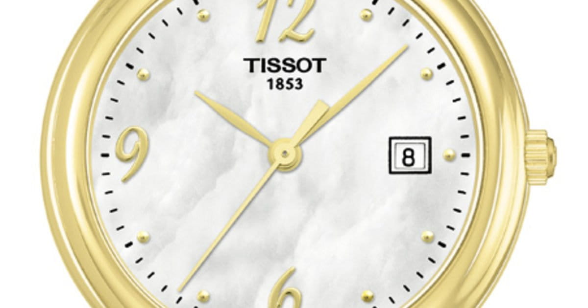 Tissot Tissot Carson Lady 18K Gold T71.3.129.74 Carson, наручные женские часы фото под углом